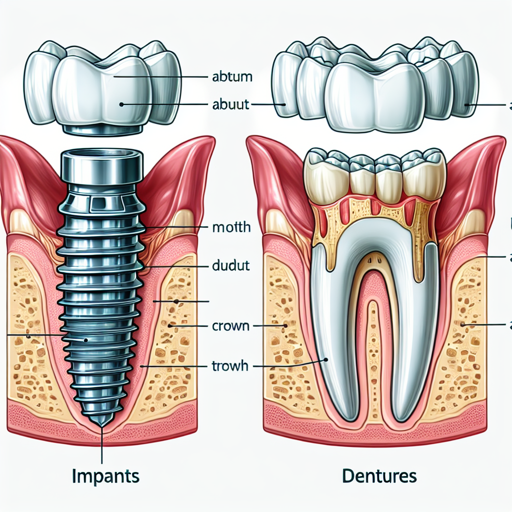 Czym różnią się implanty od mostów i protez?