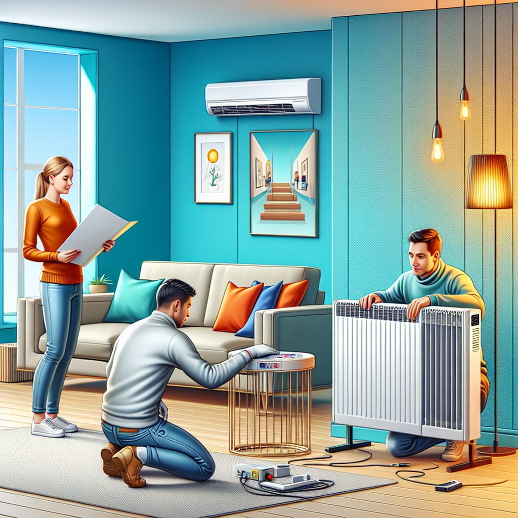 Jak ustawić grzejnik na podczerwień?