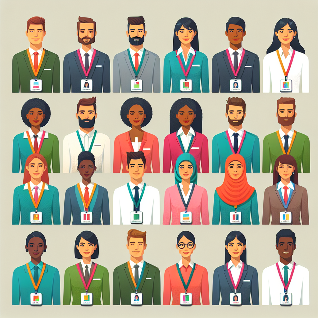 Smycze reklamowe dla pracowników: jak budować zespół i wspierać wartości firmy?